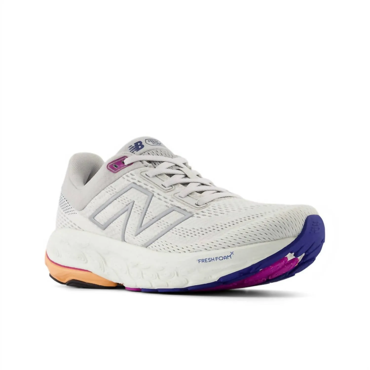 Women's 860 V14 Running Sneakers In Grey Matter With Copper And Silver Metallic