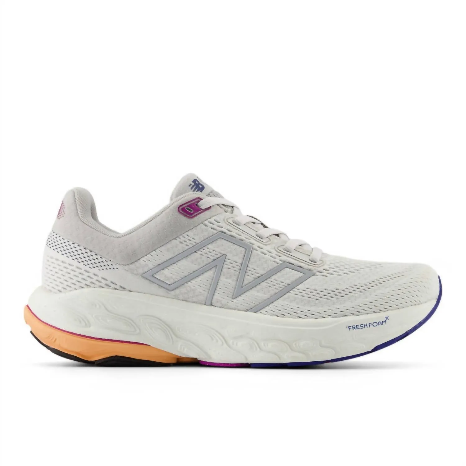 Women's 860 V14 Running Sneakers In Grey Matter With Copper And Silver Metallic