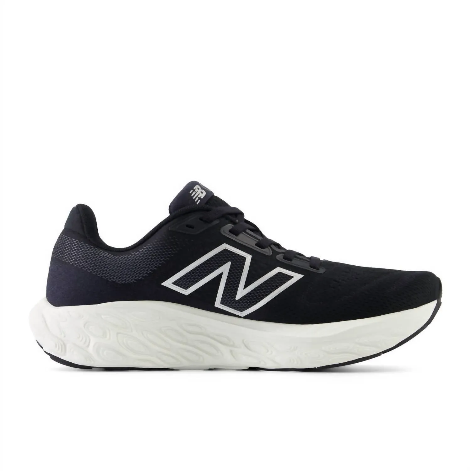 Women's 880 V14 Running Sneakers In Black With Sea Salt And Silver Metallic