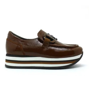 Women's Alina Sneaker In Cognac Leather