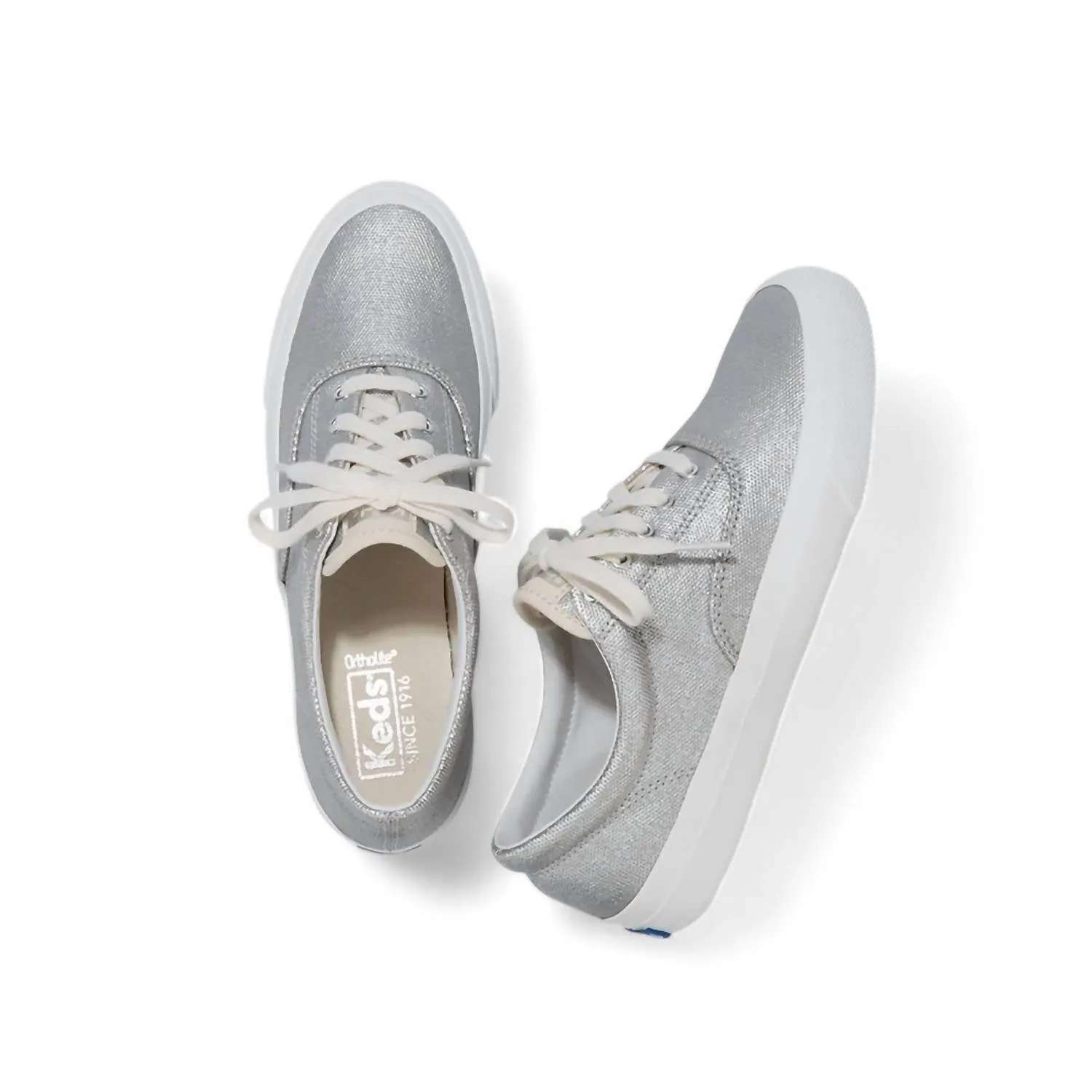 Women's Anchor Sneaker In Matte Silver