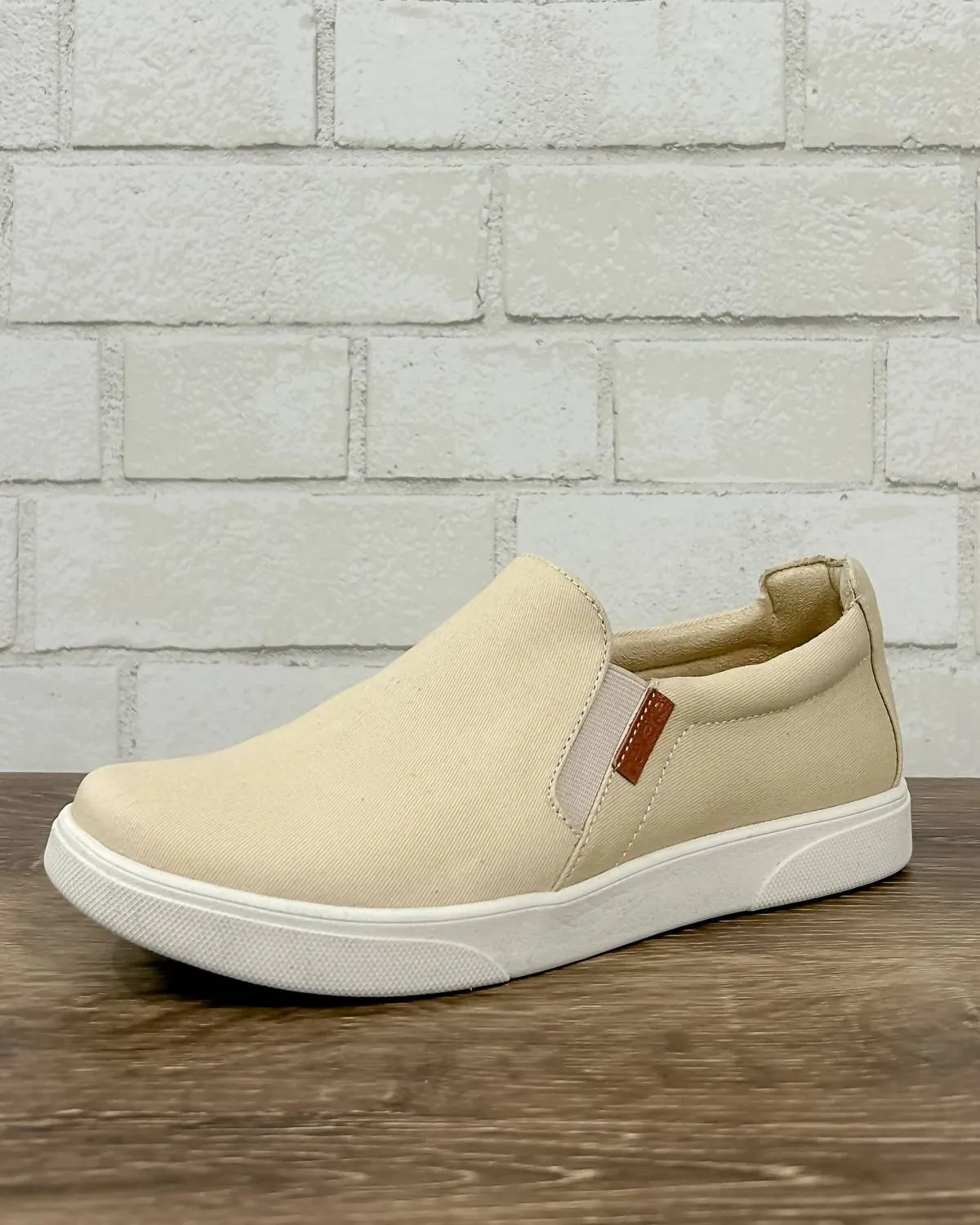 Women's Attica Slip-On Canvas Sneakers In Beige