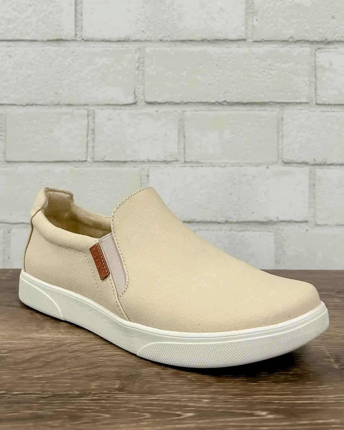 Women's Attica Slip-On Canvas Sneakers In Beige