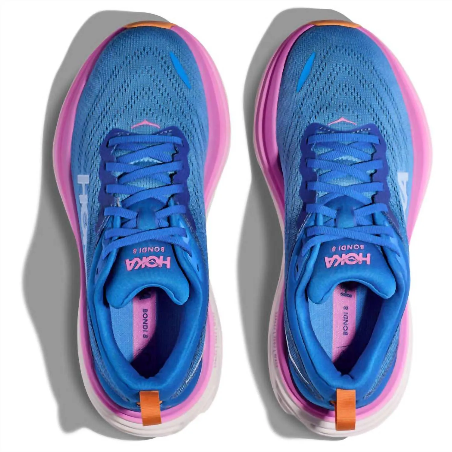 Women's Bondi 8 Running Shoes In Csaa Coastal Sky/all Aboard