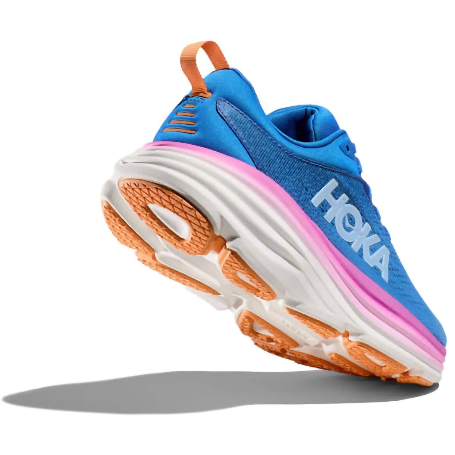 Women's Bondi 8 Running Shoes In Csaa Coastal Sky/all Aboard