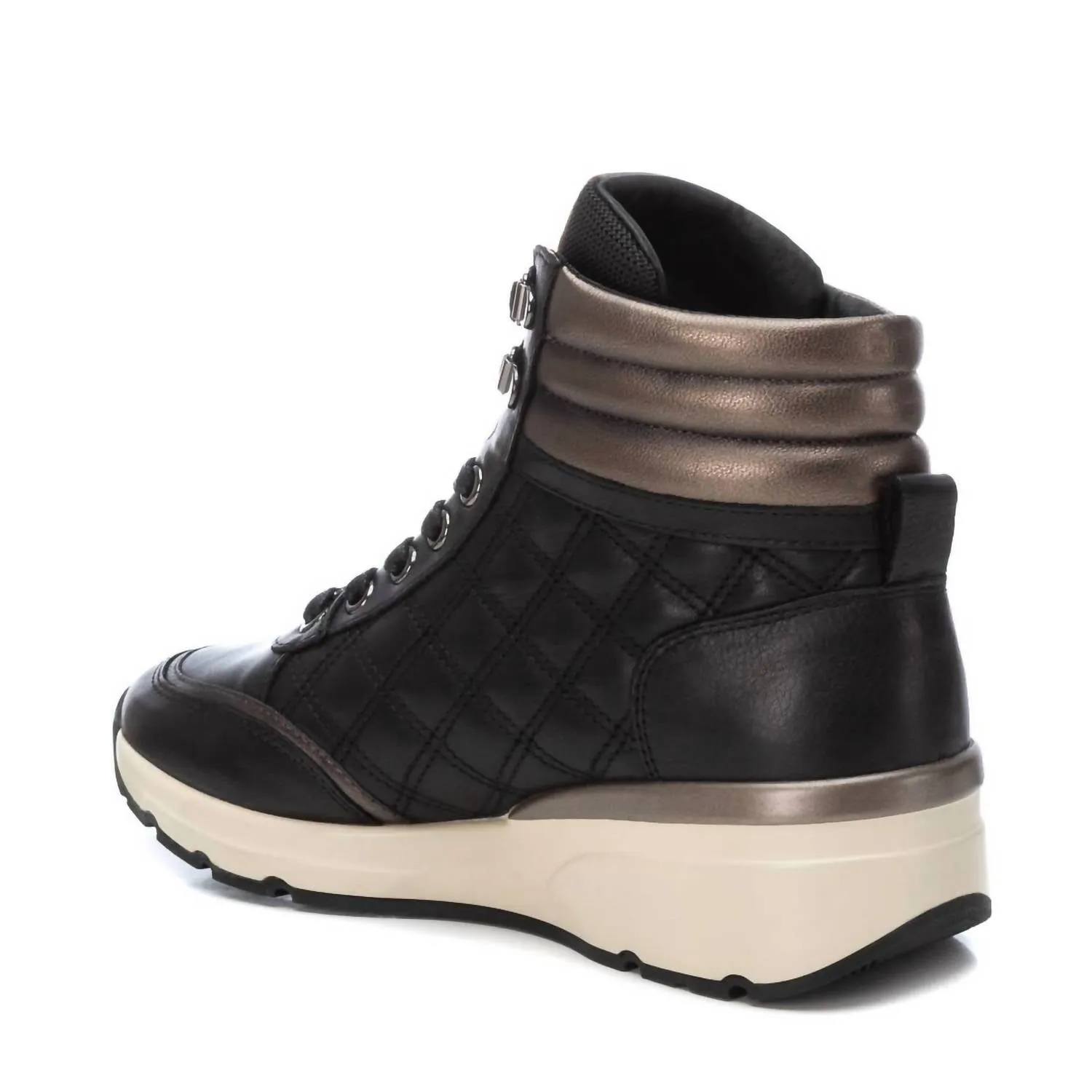 Women's Carmela Collection Leather Sneaker Booties In Black