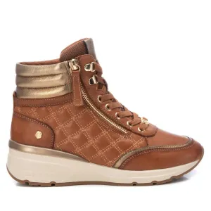 Women's Carmela Collection Leather Sneaker Booties In Camel