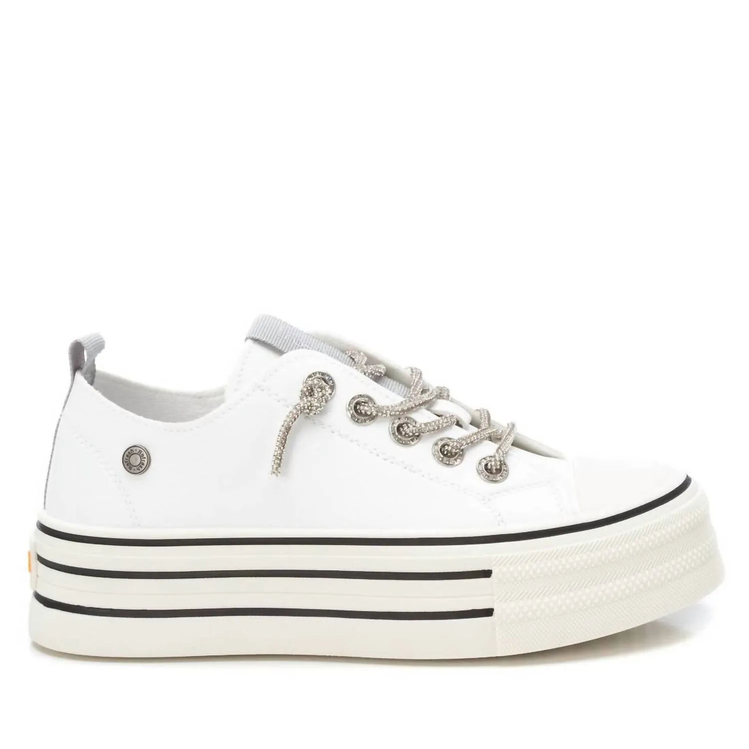 Women's Casual Platform Sneakers In White