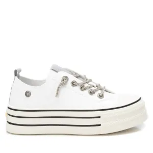 Women's Casual Platform Sneakers In White