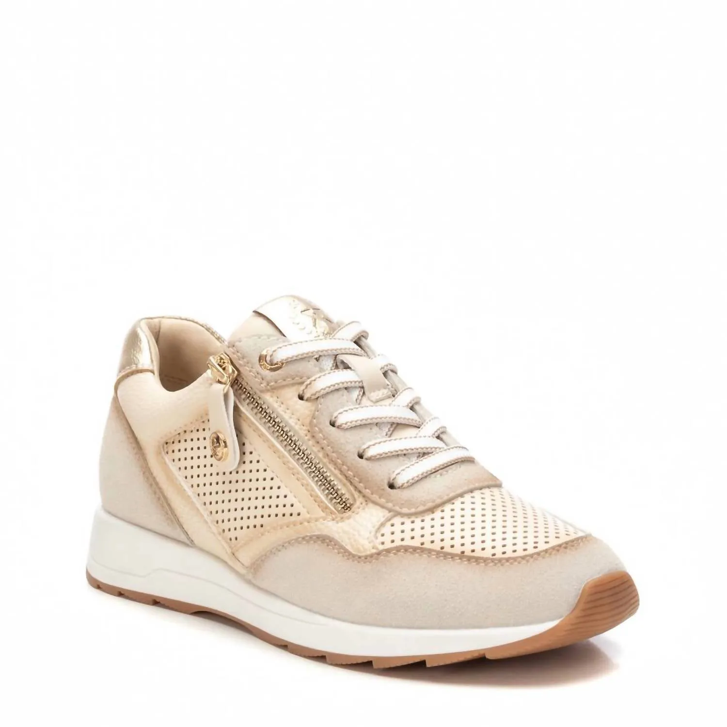 Women's Casual Sneakers In Beige