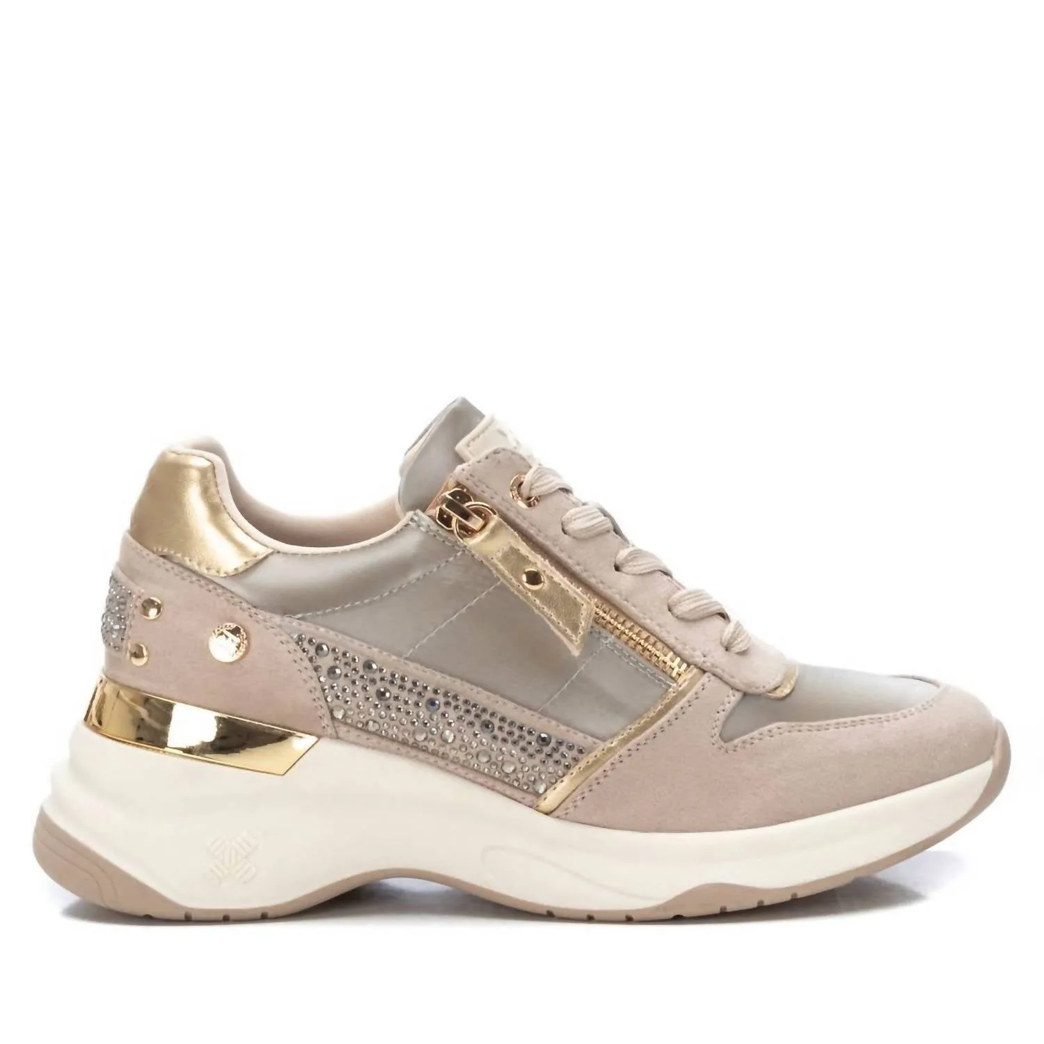 Women's Casual Sneakers In Beige