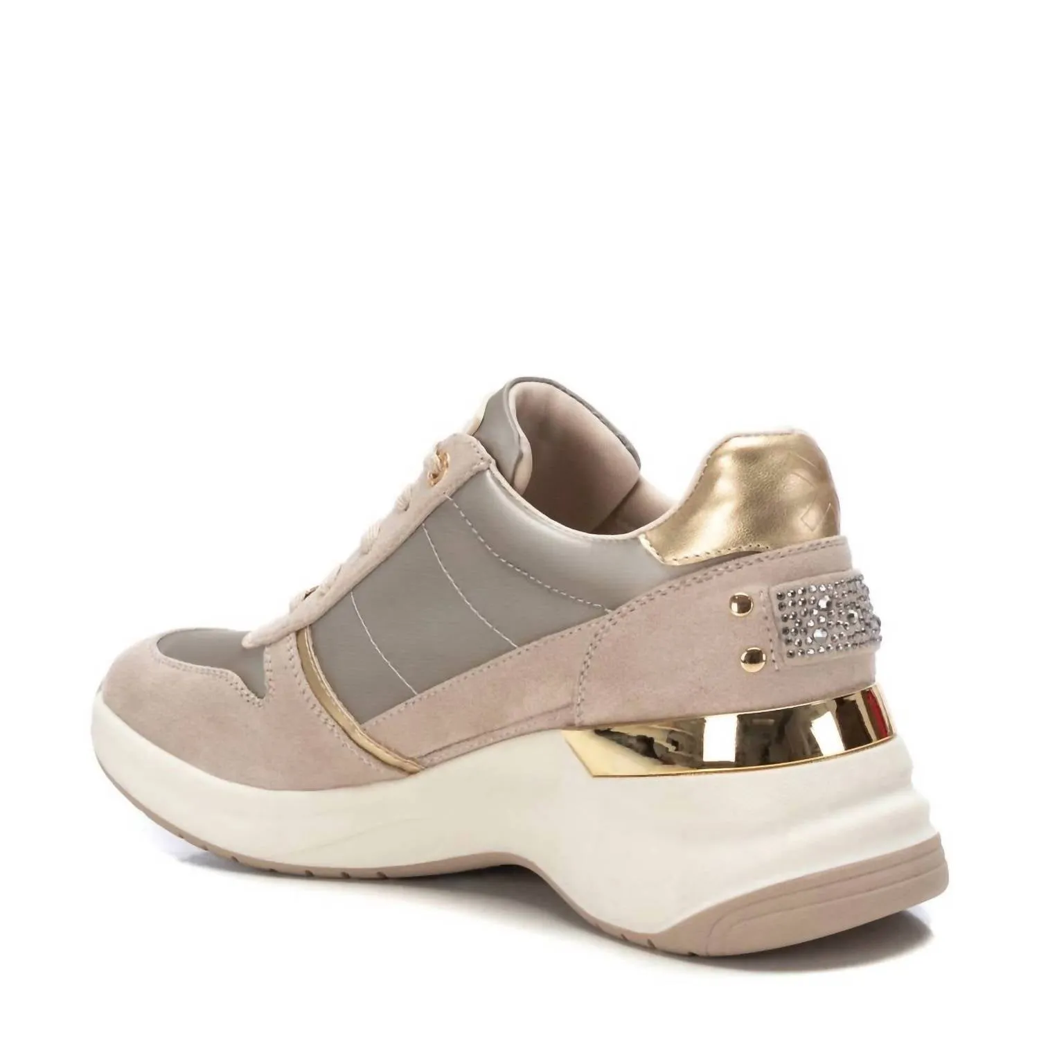 Women's Casual Sneakers In Beige