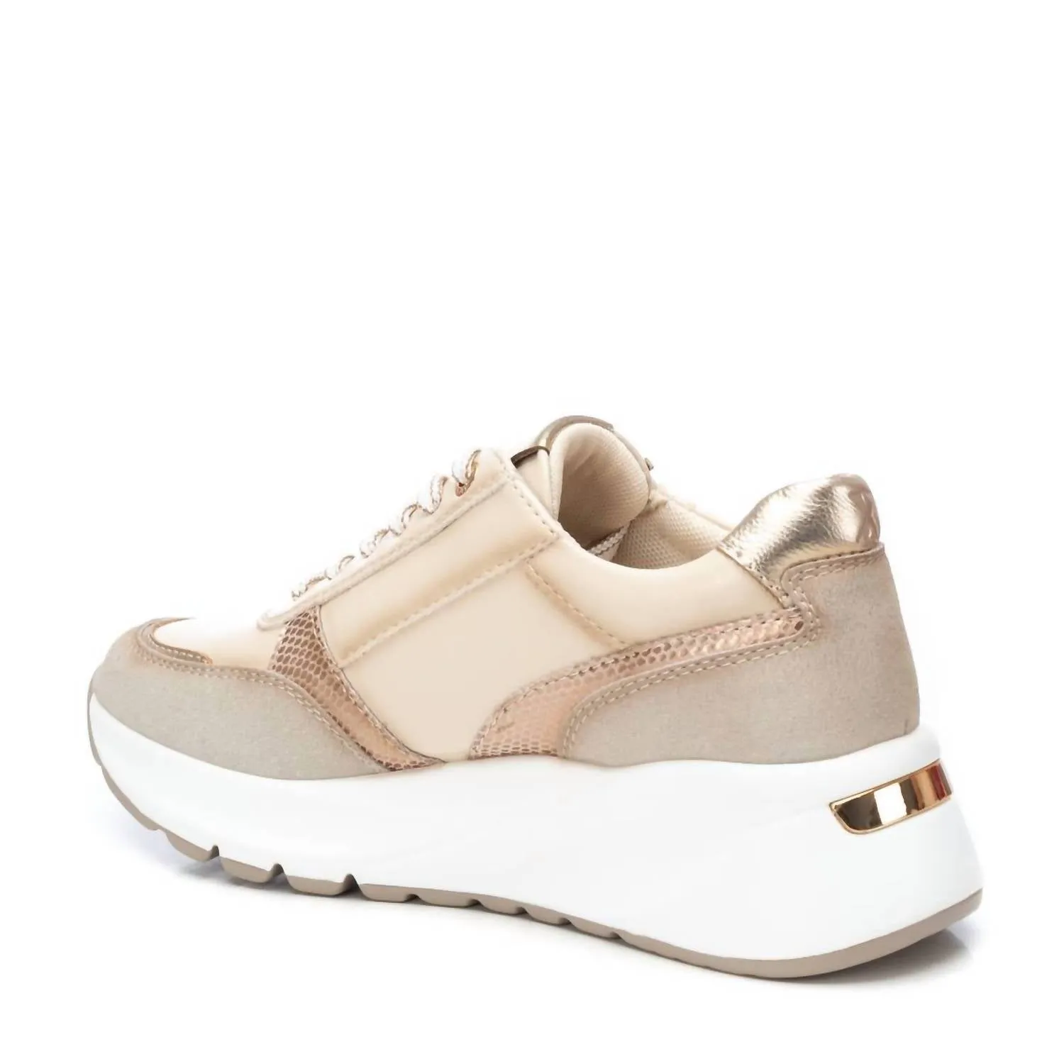 Women's Casual Sneakers In Beige