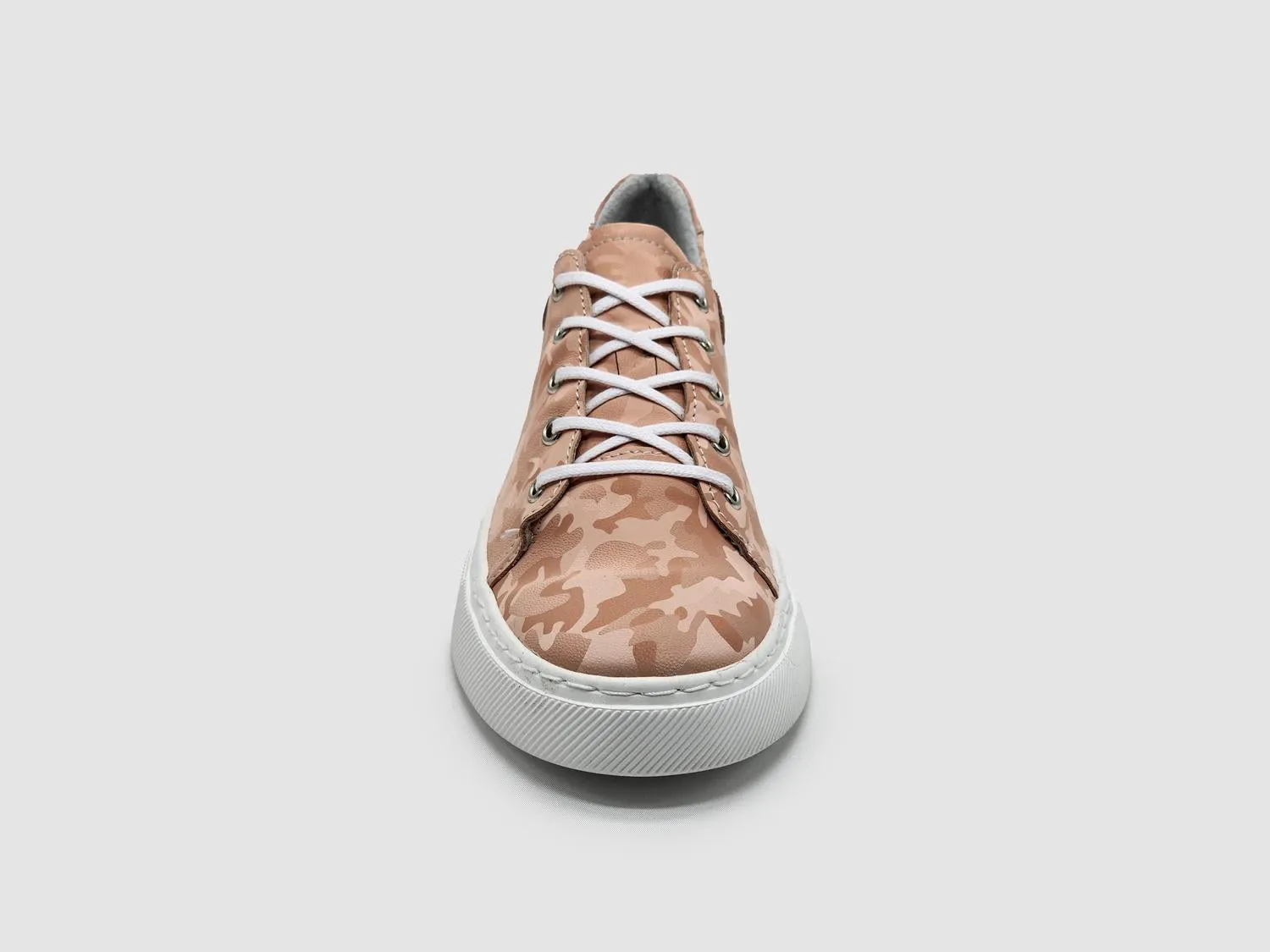 Women's Classic Camo Leather Sneakers In Pink