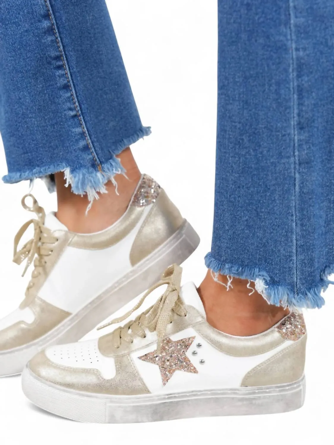 Women's Constellation Sneakers In Gold