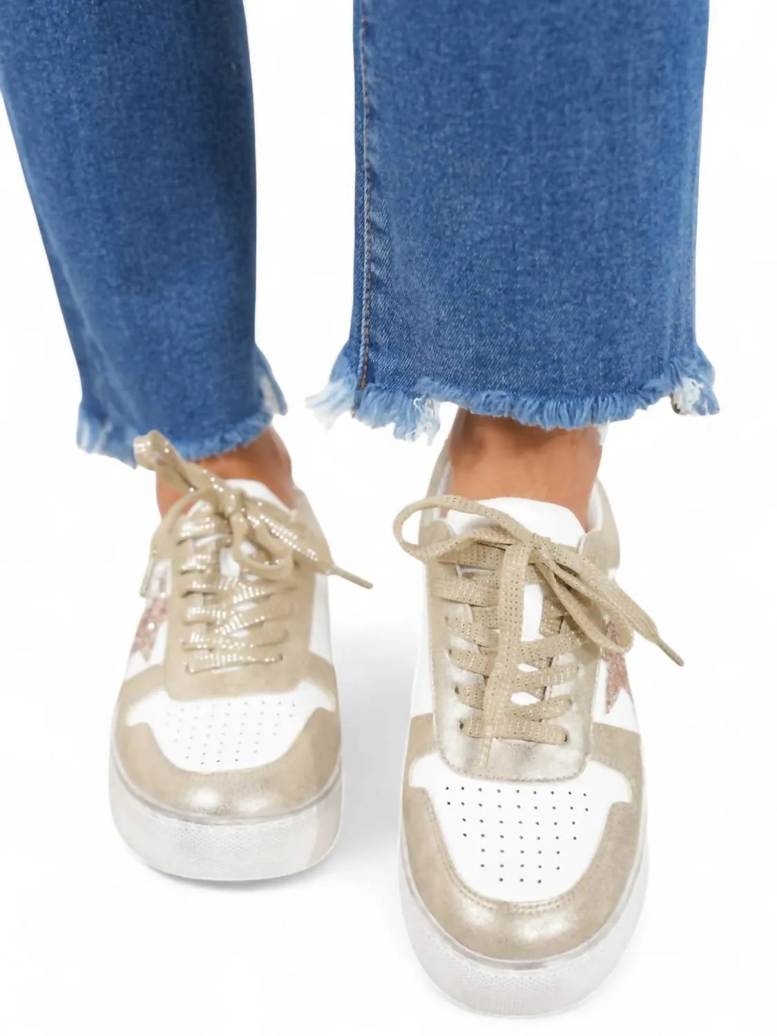 Women's Constellation Sneakers In Gold