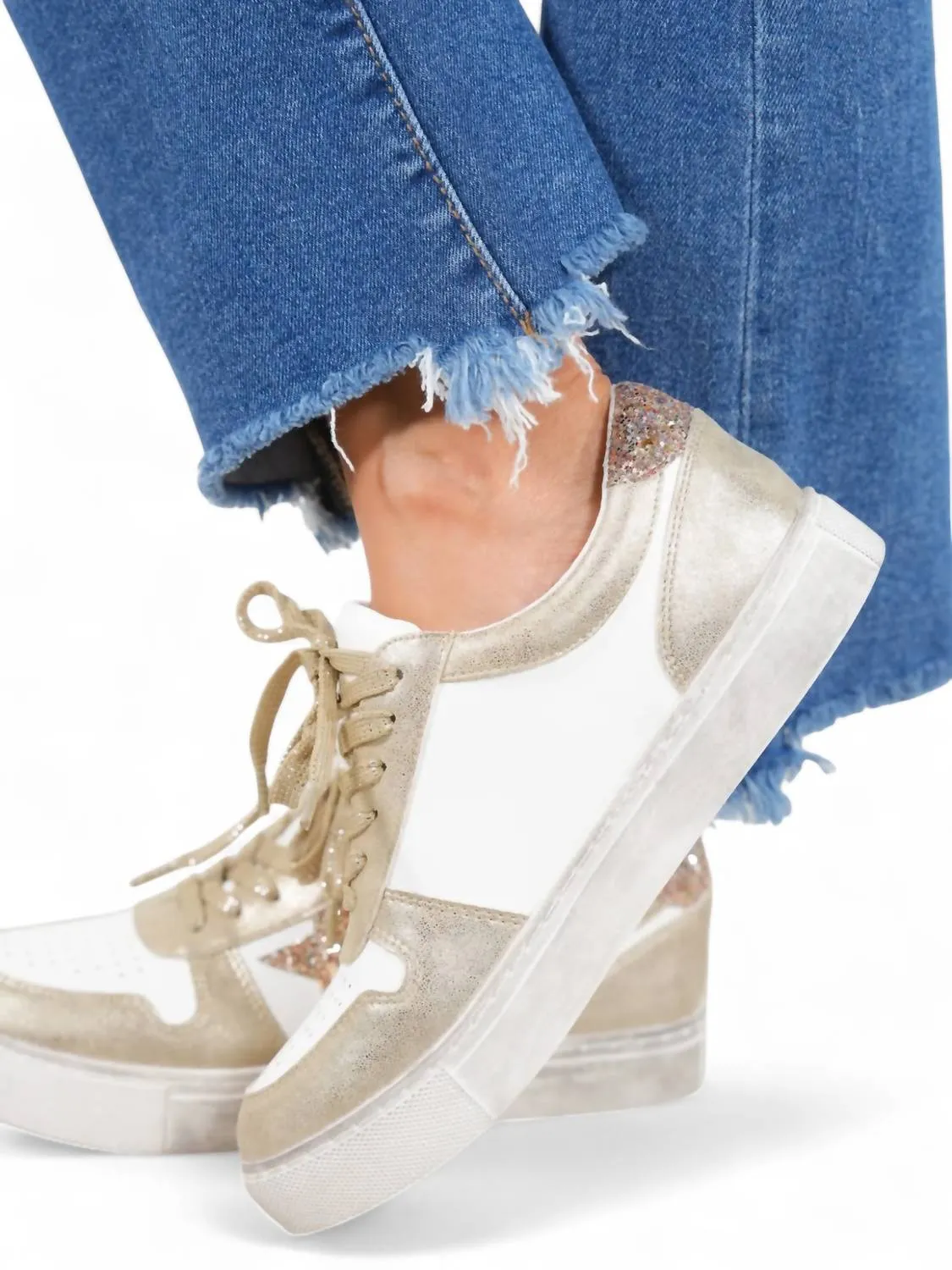 Women's Constellation Sneakers In Gold