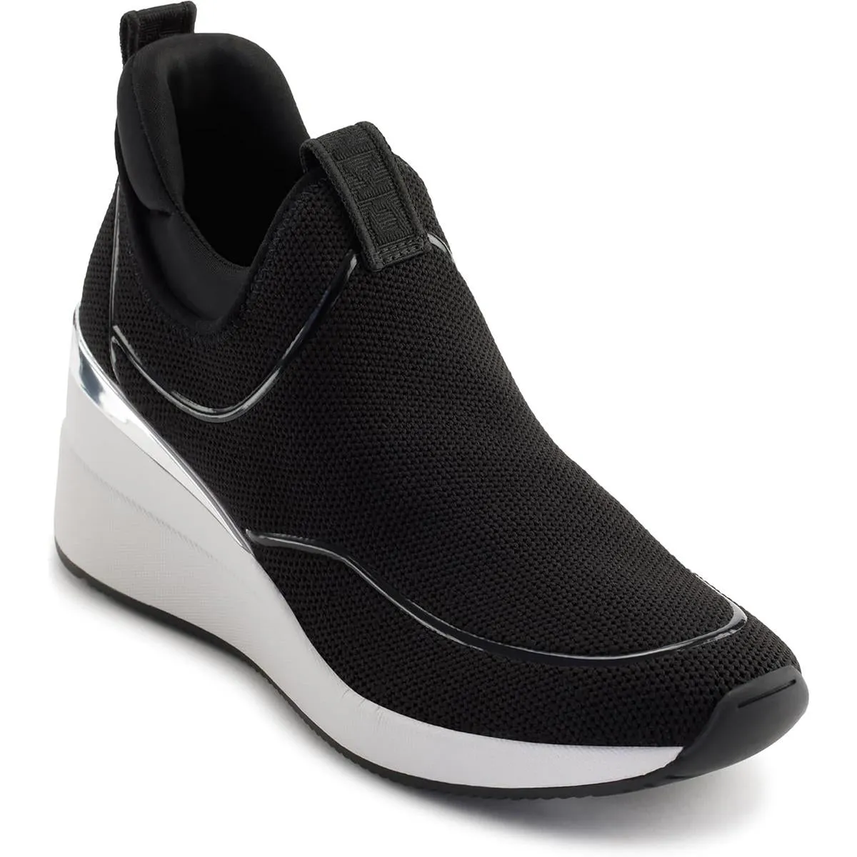 Womens Covered Wedge Man Made Casual And Fashion Sneakers