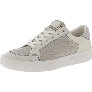 Womens Cushioned Footbed Leather Casual And Fashion Sneakers