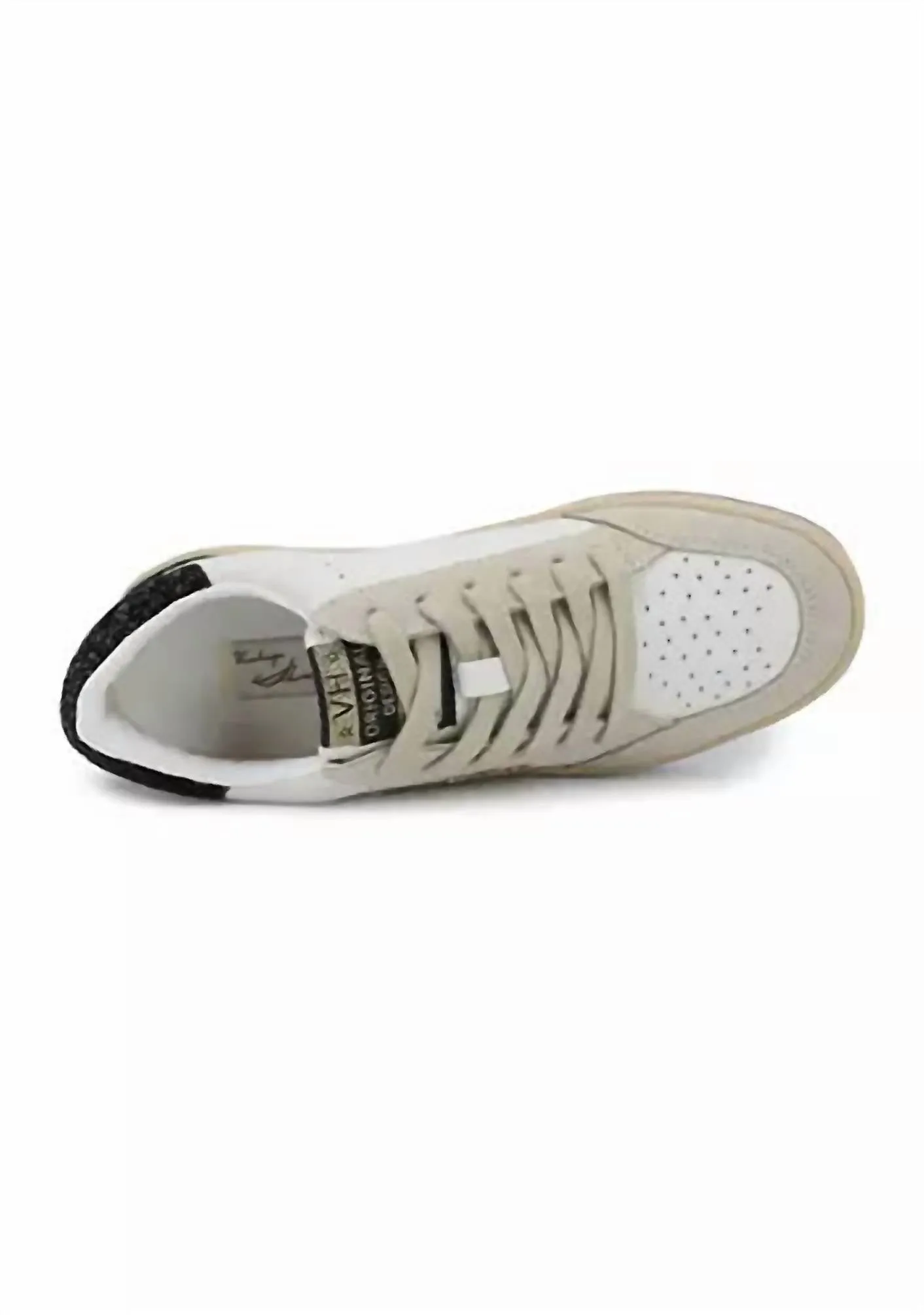 Women's Denisse 34 Sneaker In Black/gold Glitter