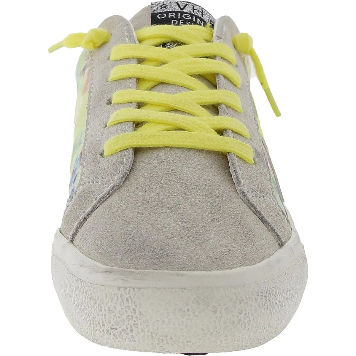 Womens Distressed Faux Suede Casual And Fashion Sneakers
