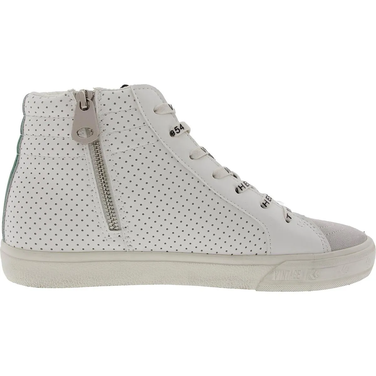 Womens Distressed Leather Casual And Fashion Sneakers