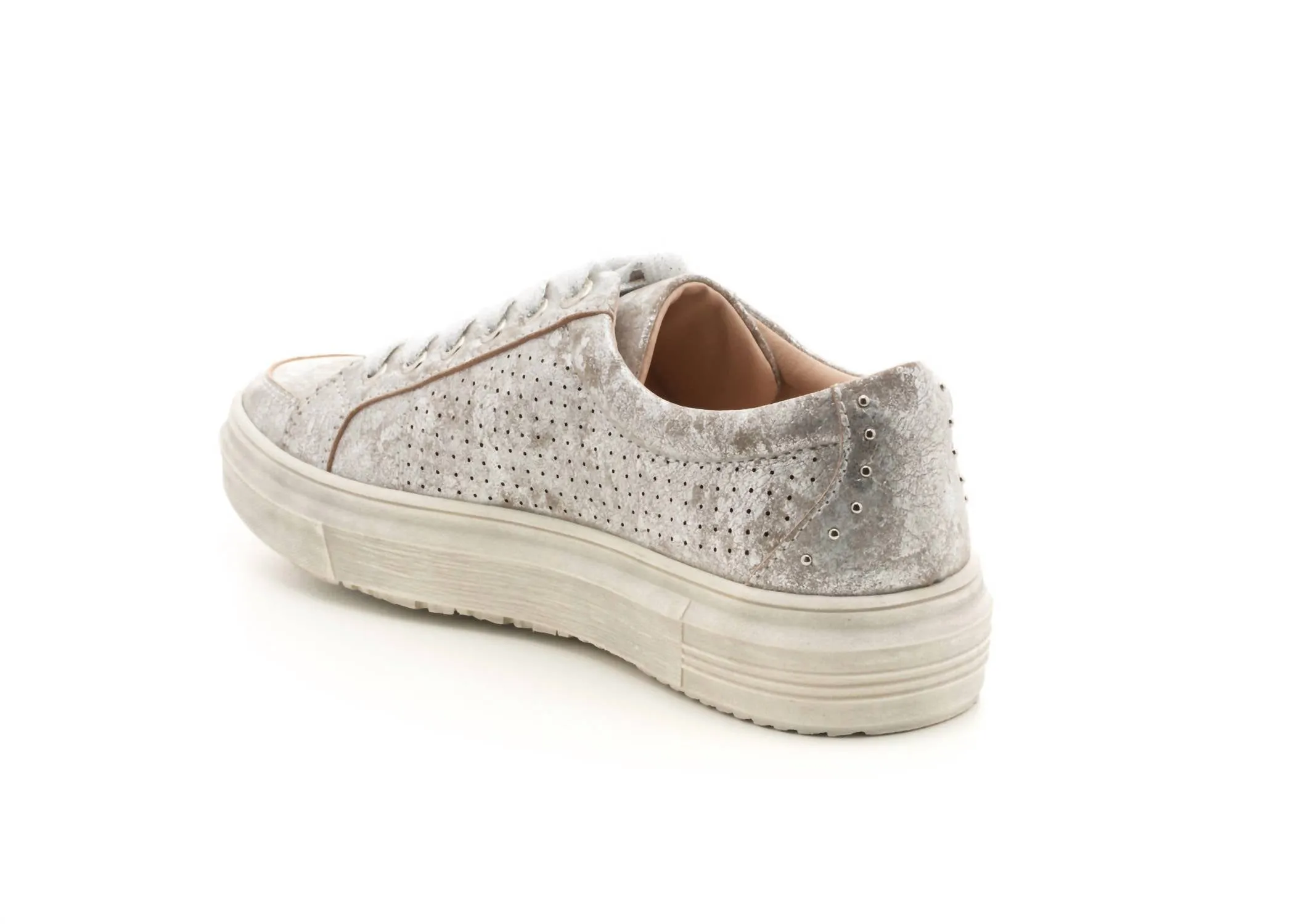 Women's Down Time Sneaker In Silver