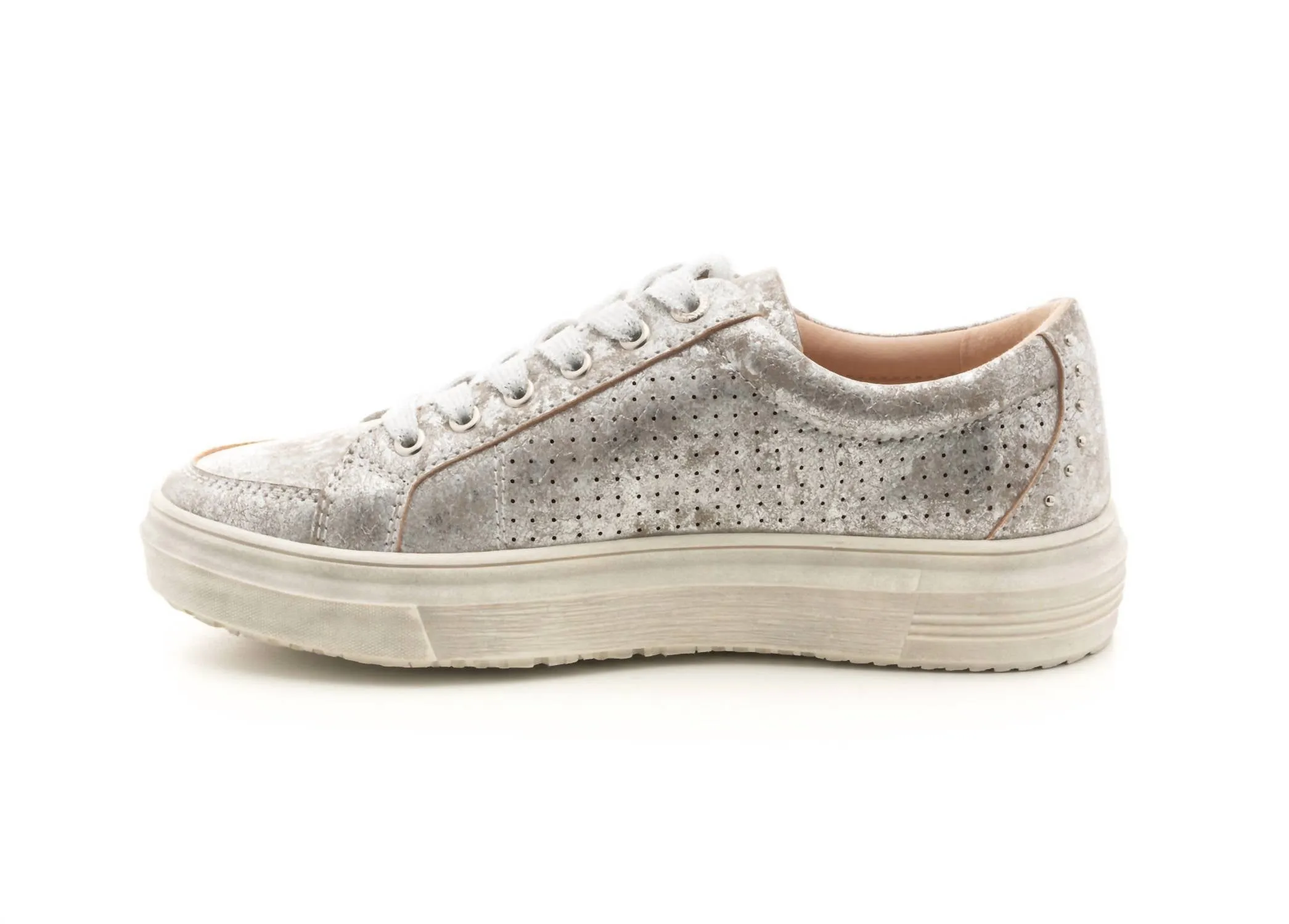 Women's Down Time Sneaker In Silver