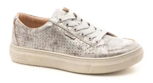 Women's Down Time Sneaker In Silver