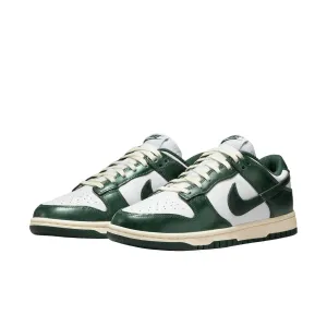 Women's Dunk Low Sneaker In White/pro Green/coconut Milk