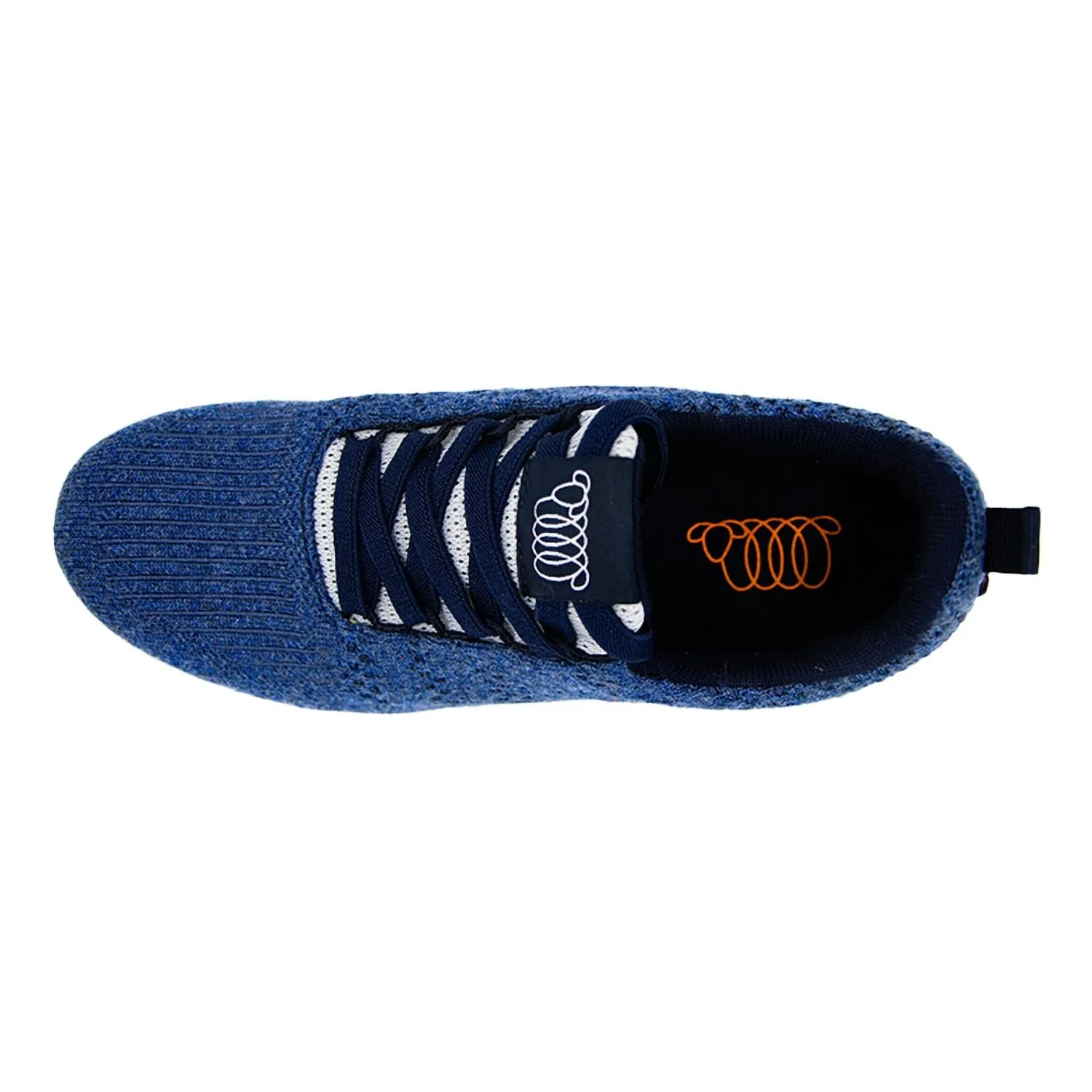 Women's Eden Sneaker In Denim Grey Merino Wool