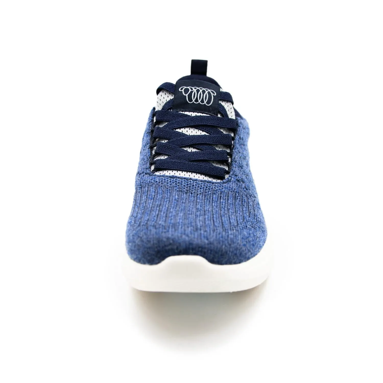 Women's Eden Sneaker In Denim Grey Merino Wool