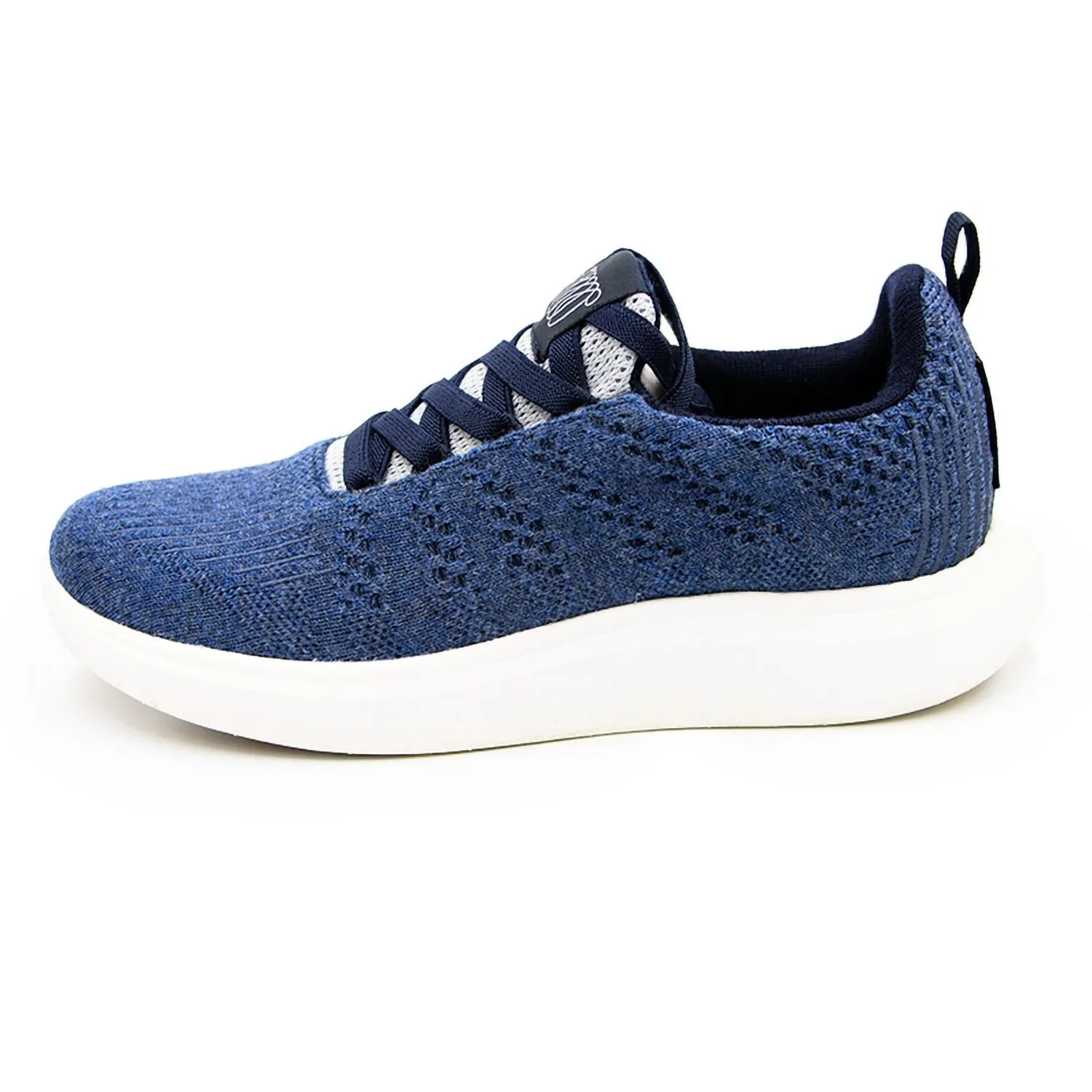 Women's Eden Sneaker In Denim Grey Merino Wool