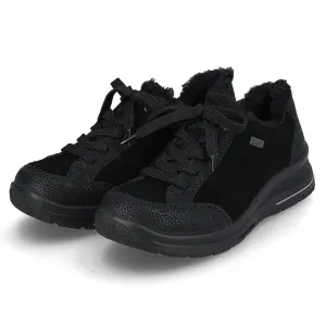 Women's Eike 02 Velvet Sneakers In Black