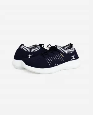 Women's Energy Lace Up Sneaker In Navy And White