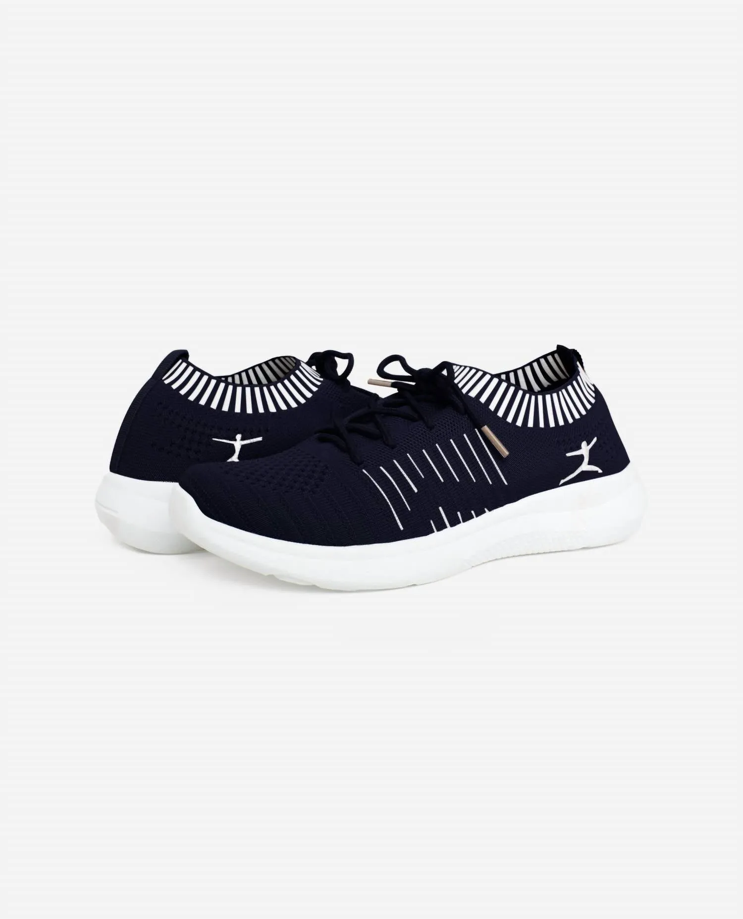 Women's Energy Lace Up Sneaker In Navy And White