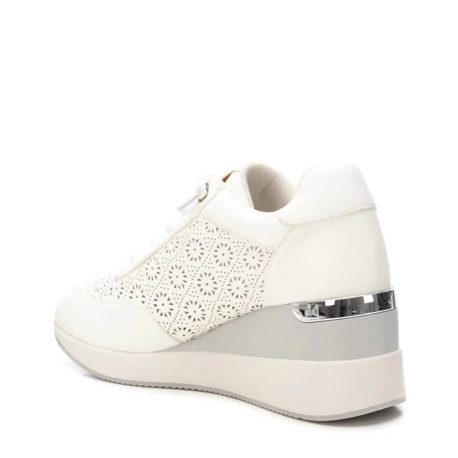 Women's Fashion Wedge Sneakers In White
