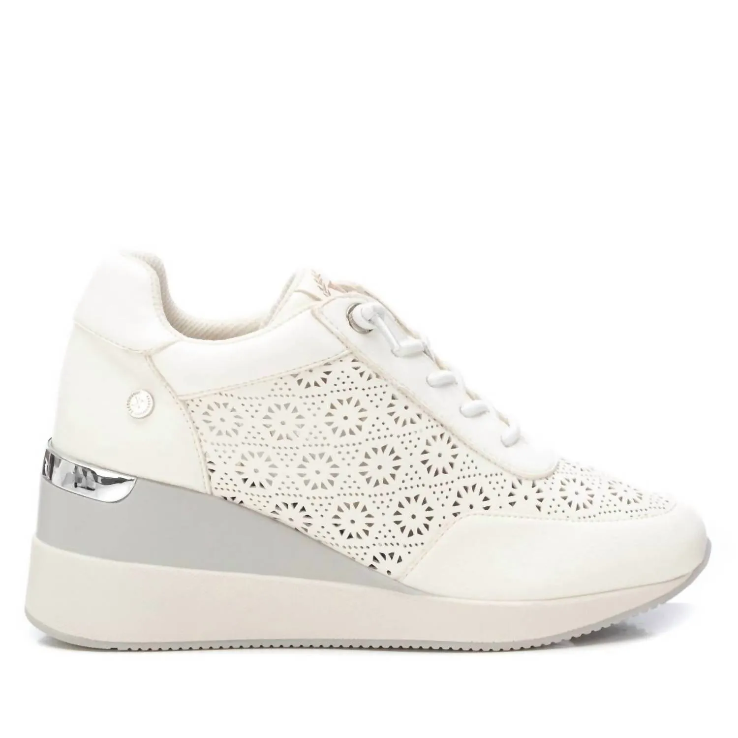 Women's Fashion Wedge Sneakers In White
