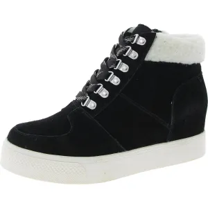 Womens Faux Fur Lined Manmade Casual And Fashion Sneakers