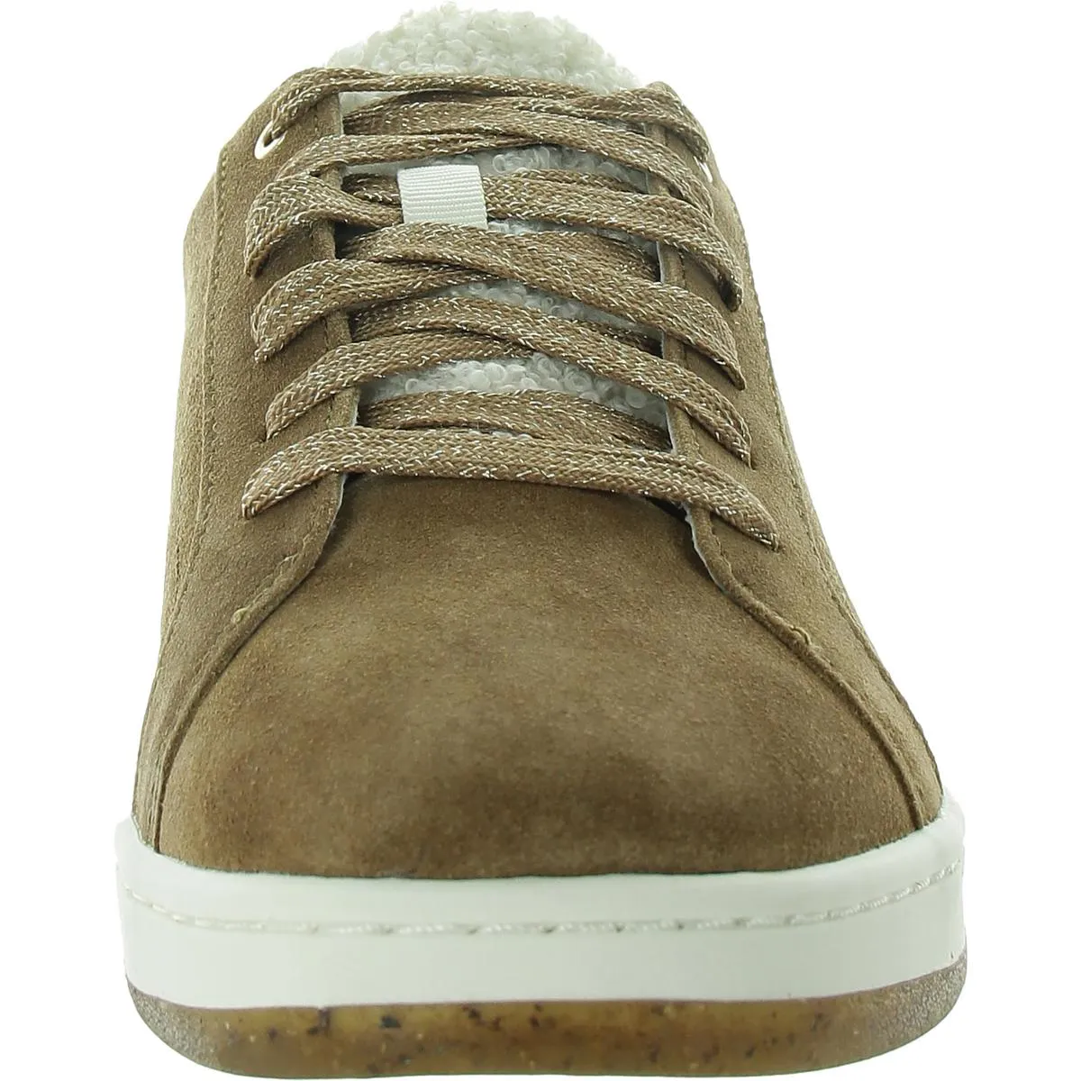 Womens Faux Fur Lined Manmade Casual And Fashion Sneakers