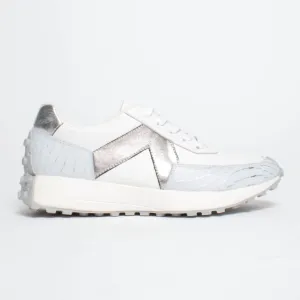 Women's Freelance Sneaker In White Croc