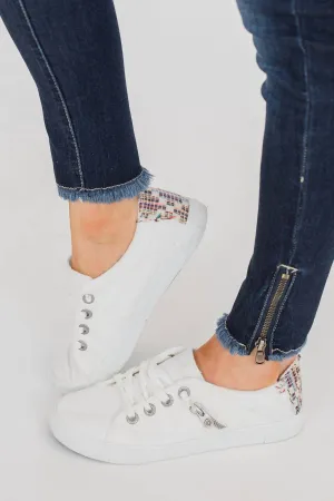 Women's Fruit Sneaker In White Smoked