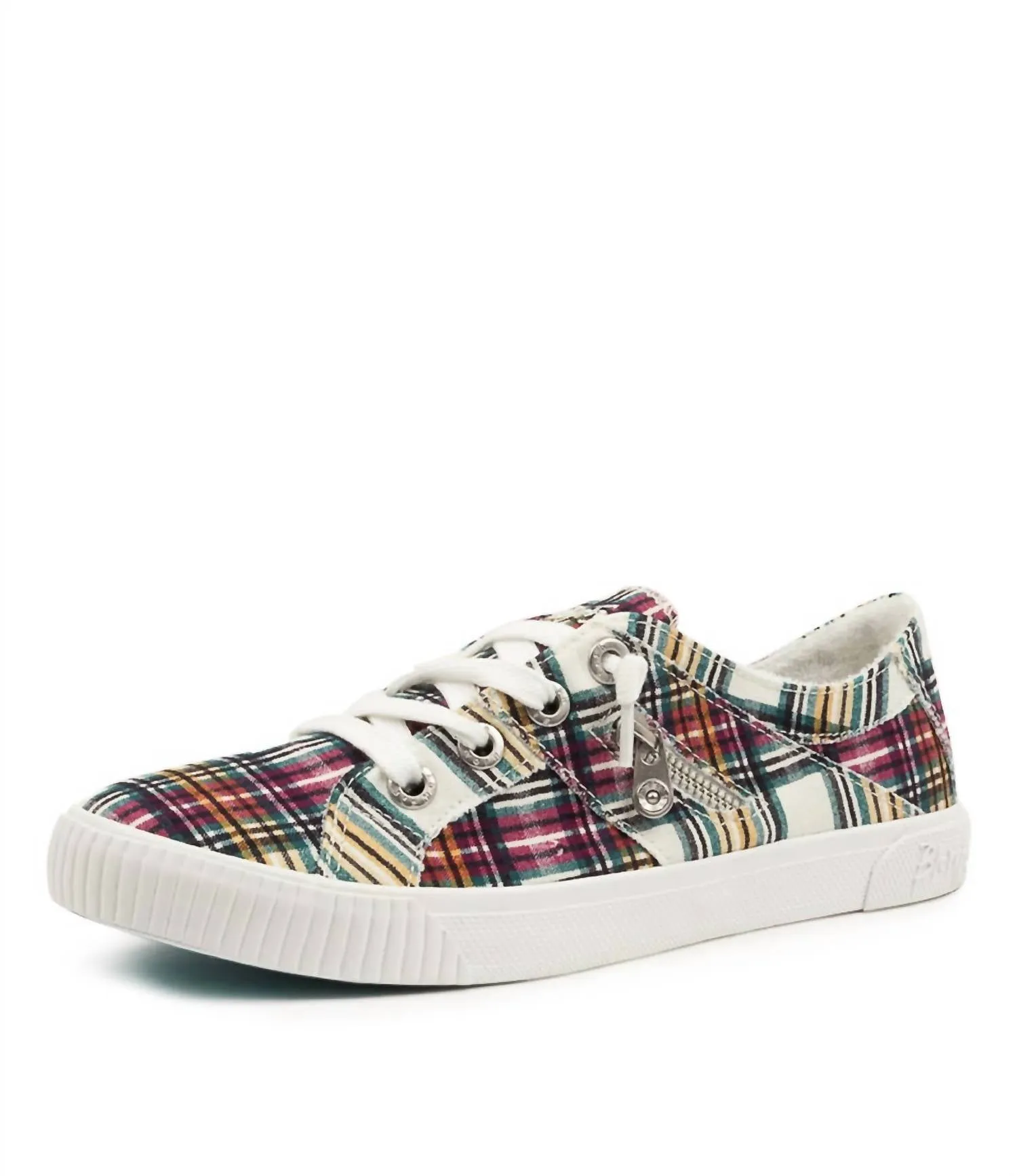 Women's Fruit Sneakers In Cream Ivy League Plaid