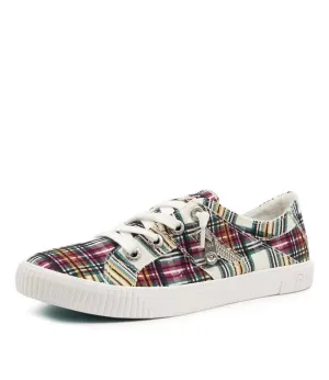 Women's Fruit Sneakers In Cream Ivy League Plaid