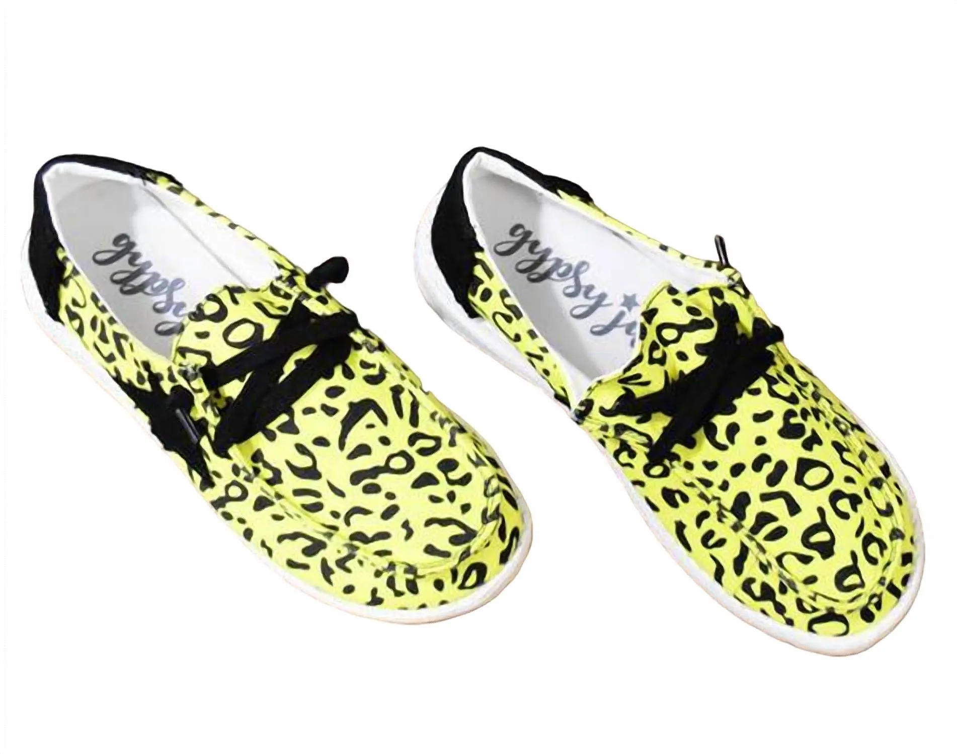 Women's Gypsy Jazz Fashion Sneakers In Yellow Starstruck