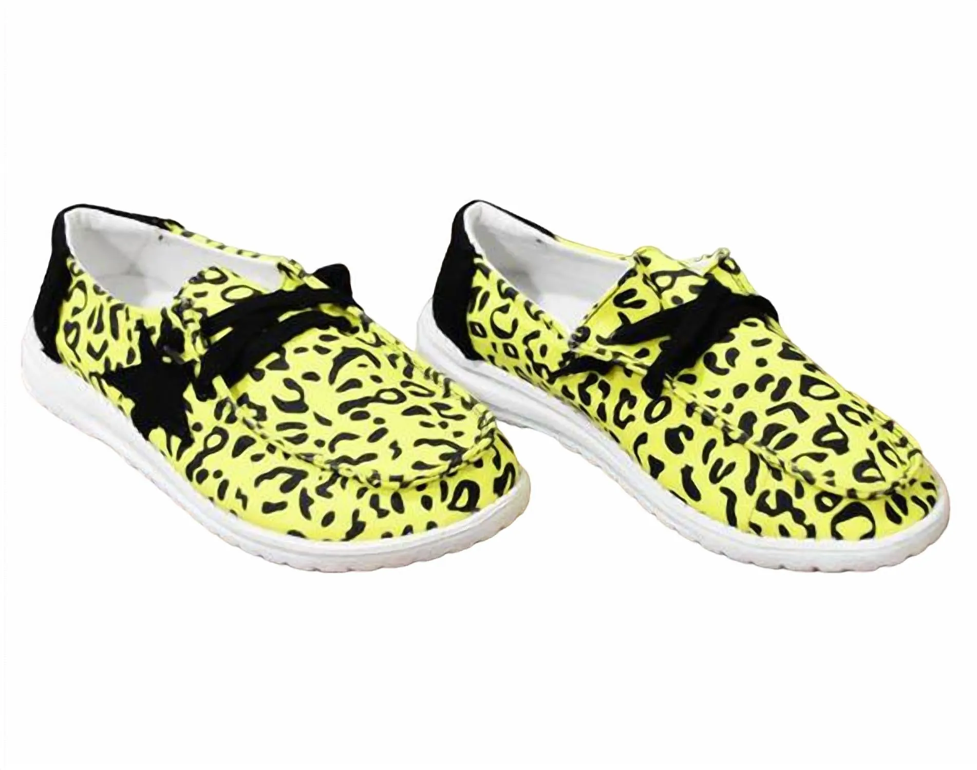 Women's Gypsy Jazz Fashion Sneakers In Yellow Starstruck