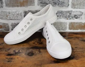 Women's Gypsy Jazz Mesh It Fashion Sneakers In White