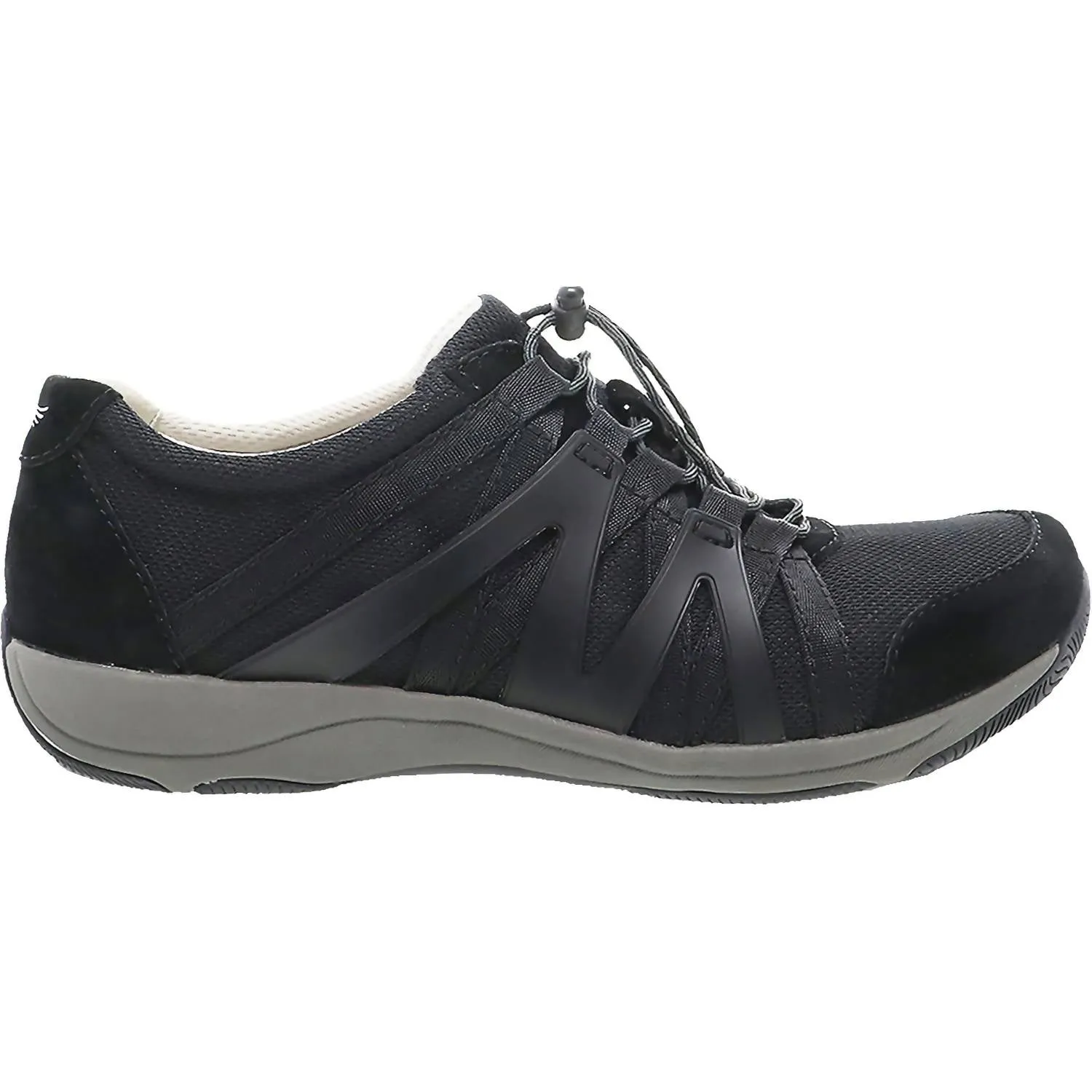 Women's Henriette Athletic Sneakers Medium In Black Black Suede
