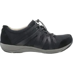 Women's Henriette Athletic Sneakers Medium In Black Black Suede