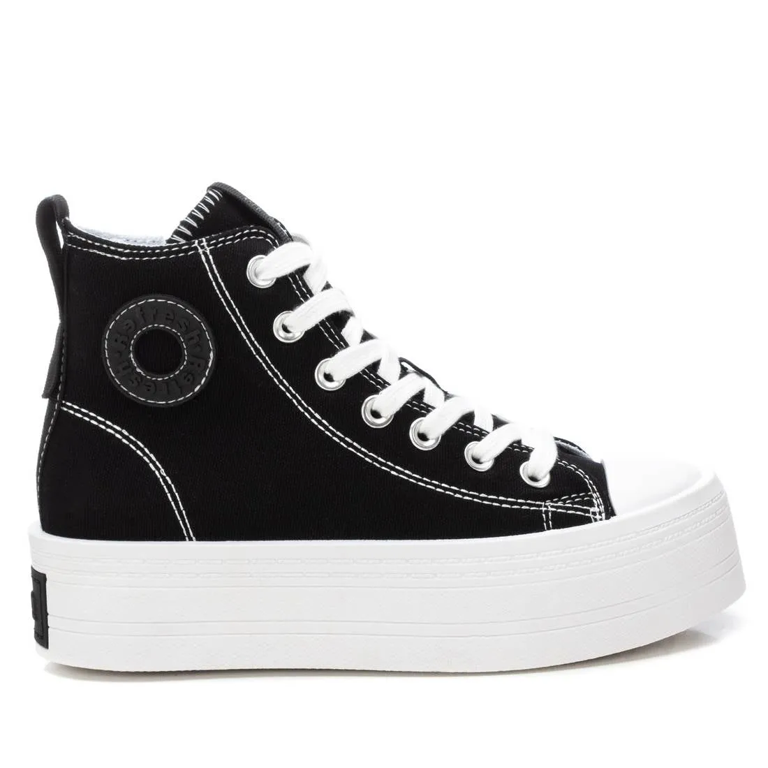 Women's High Top Canvas Sneakers Refresh By Xti